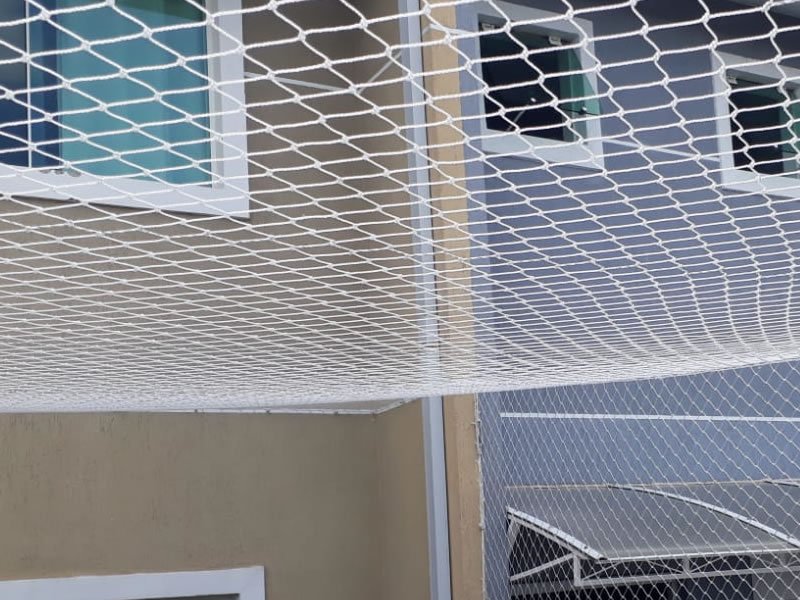 Instalação de rede de proteção em Jardim Sumaré, Ribeirão Preto
